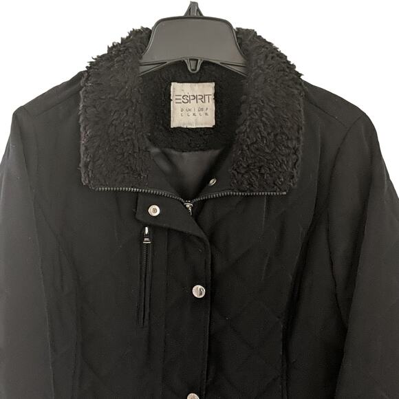 Esprit Black Coat - Picture 2 of 6